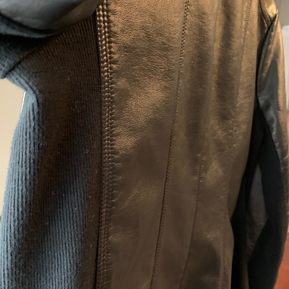 Vegan Leather jacket / black / size M - Picture 4 of 8